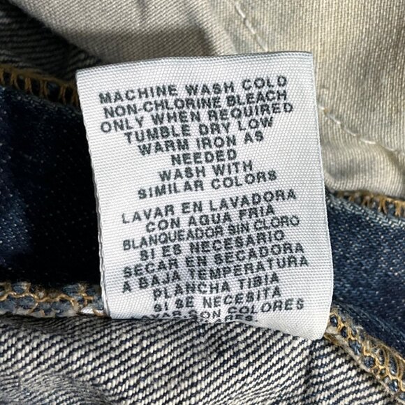 Ralph Lauren Polo Jeans Co. Men's Blue Jeans/Straight Leg 29x30 SKU 4996 - Picture 7 of 8